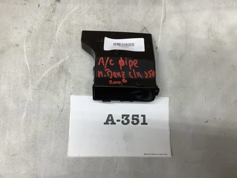 Mercedes Benz CLK350 2006 cupé calefacción aire acondicionado conducto de ventilación OEM+ Foto 4 de 4