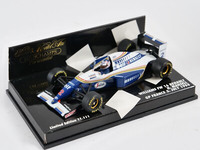MINICHAMPS 1/43 Williams Fw 16 Renault Mansell Gp Frankreich 1994 430 940102