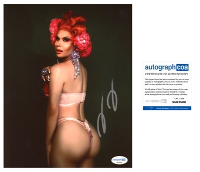 TRINITY THE TUCK SIGNED RUPAUL s DRAG RACE 8x10 PHOTO - ACOA COA