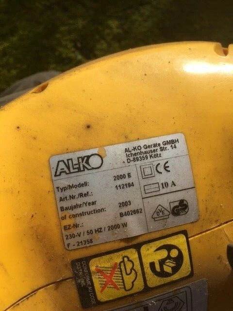 Alko hurricane leaf on sale blower