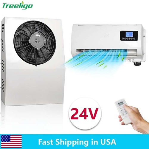 24V RV Air Conditioner Electric Truck AC Unit Evaporator No Noise 12000