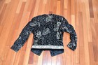 Scott Mcclintock Vintage Black Velvet Gold Glitter Victorian Retro Jacket Sz 4 — photo 8