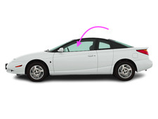 Fits: 2000-2002 Saturn SC1 & SC2 Coupe Front Driver Left Side Door Window Glass