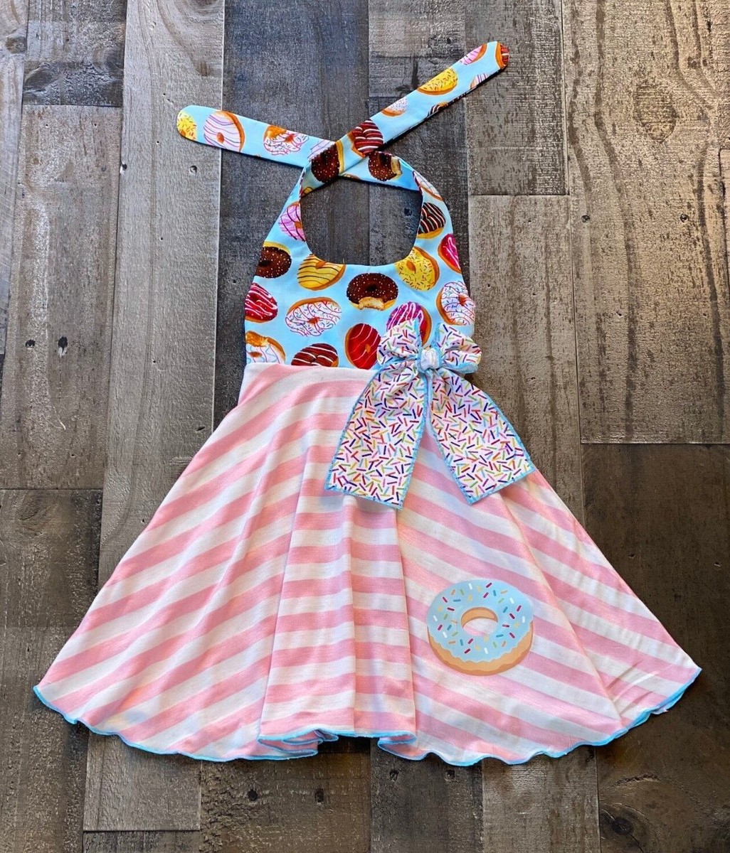 donut birthday dress Sprinkle Girl Summer Twirl Cold Wash Gentle Cycle