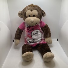 Build a Bear Monkey 18" Good Condition. Yes I  m Adorable Shirt