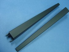 2 PCS MAT BLACK FRONT WINDSHIELD WIPER ARM COVER FOR MERCEDES BENZ W463 G-CLASS