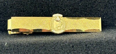 Loyal Order Of Moose, Past Governors Tie Bar Clip, Gold Tone, 2 , Vintage