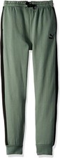PUMA Youth Boys' Fleece Jogger Pants, Ages 7-16Years