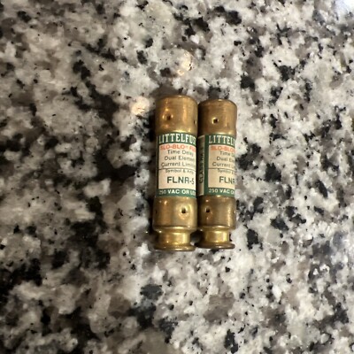 Littelfuse FLNR 5 UL Class RK5 Dual Element Time Delay Fuse, 5 amp, 250/125V