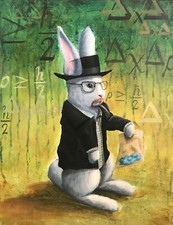Breaking Bad Surrealist Original painting on Wood Board - 