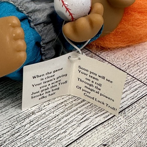 MIAMI MARLINS GOOD LUCK SPORTS TROLL - 5" Russ Troll Doll - NEW STORE STOCK - Picture 6 of 8