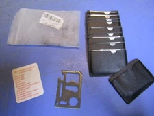 10 – Stainless Steel Credit Card Tool 11 in 1 Multi Pocket Survival Camping Tool
