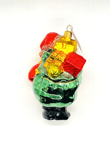 Seltener Weihnachtsbär Weihnachtsschmuck Glaswaren Kunst Studio handgefertigt mit Aufbewahrungsbox - Bild 4 von 23