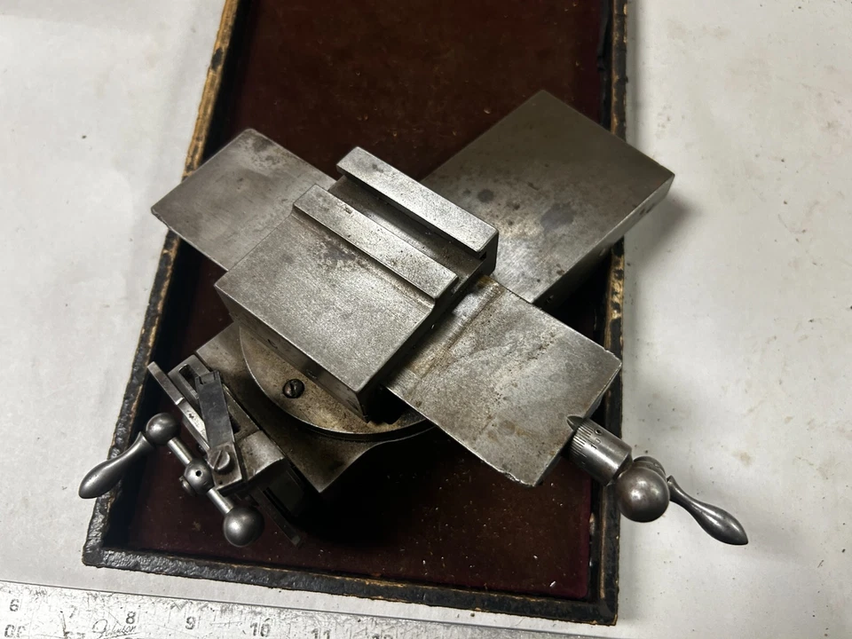 MACHINIST OfCe TOOLS LATHE Watchmakers Lathe Precision Cross Slide Sloan Chace b - Image 2 of 4