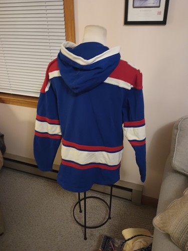 Sudadera con Capucha New England Patriots LACER Para Hombre 47 MARCA ROJA/BLANCA/AZUL L - Imagen 12 de 16