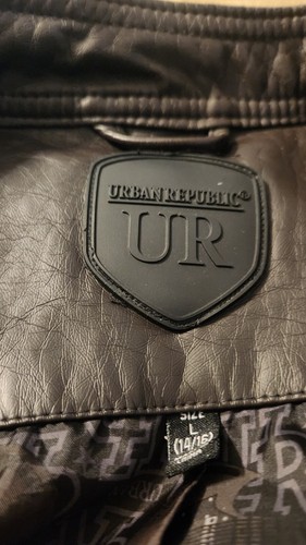 Urban Republic Boys Zip Up Jacket Black 14/16 - Picture 6 of 10