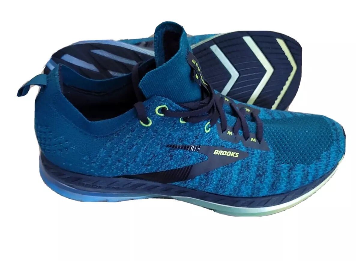 Brooks Bedlam 2 Navy Green Mens Sneakers Size 11.0