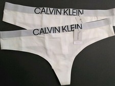 CALVIN KLEIN 2 17.99 SIGNATURE 1981 LOGO VGT LIMITED EDITION THONG PANTY 1X