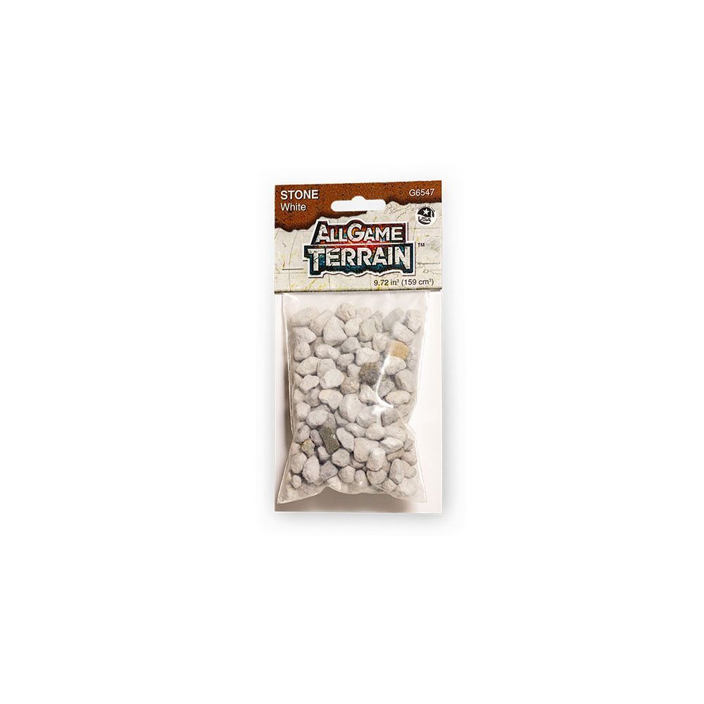 All Game Terrain G6547 White Stone 9.72 in³ (159 cm³)