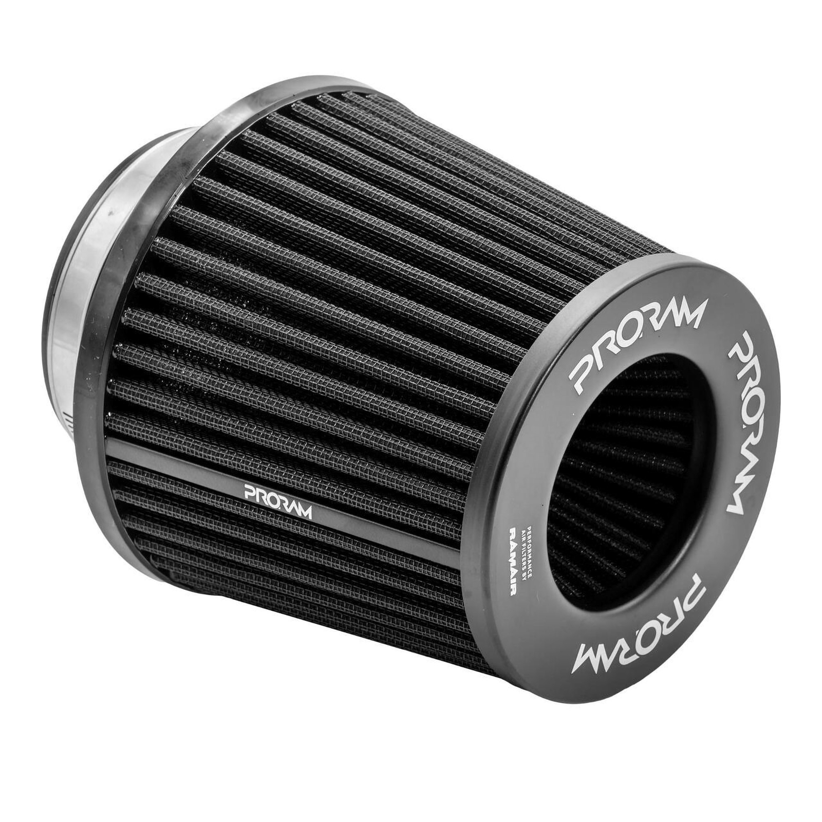 RamAir ProRam Universal Motorsport Rubber Neck Cone Air Filter - 63mm Neck ID