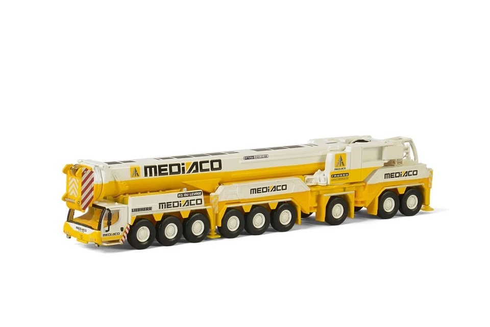 Camión grúa Liebherr LTM 1750-9.1 "Mediaco" WSI modelos escala 1:87 Foto 3 de 4
