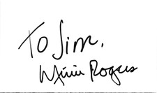 Mimi Rogers Signed 3x5 Index Card Lost in Space Austin Powers