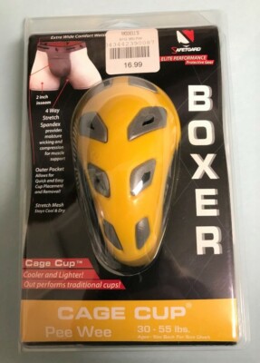 SAFETGUARD Pee Wee Cage Cup w Boxer Size 30-55 lbs Protective Cooler Lighter