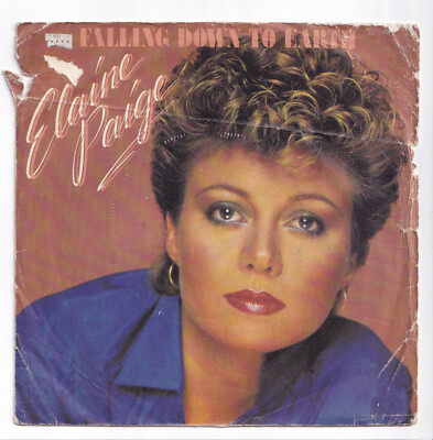 (AI522) Elaine Paige, Falling Down To Earth - 7 inch sleeve only