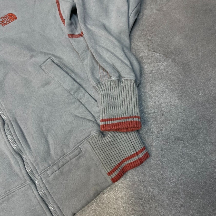 The North Face Sweatshirt Womens Full Zip Vintage Jumper, Grey, Medium image 5