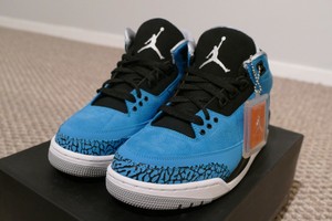 retro 3 powder blue