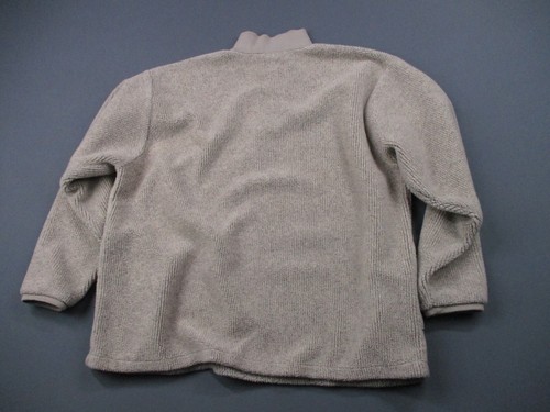 Vintage Sea Island Sweater Mens Extra Large Quarter Zip Brown Tan Made In USA - Picture 6 of 7