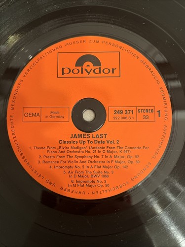 James Last - Classics Up To Date Vol.2 (Vinyl) LP, gebraucht - Bild 6 von 8