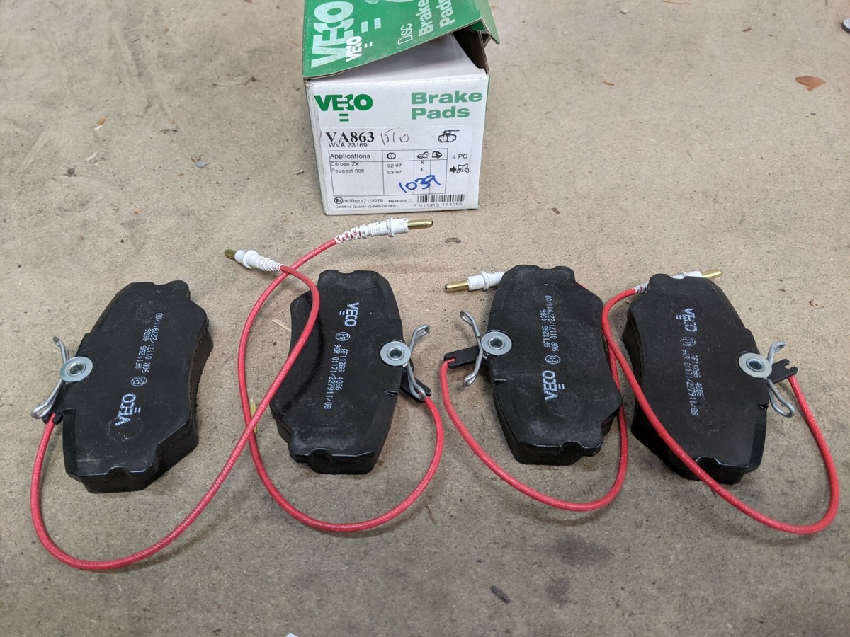 VECO FRONT BRAKE PADS FOR PEUGEOT 306 VA863 | eBay UK