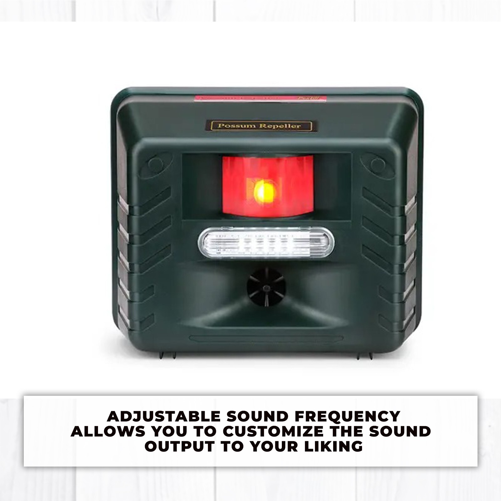 Chemical Free Pestill Possum Repeller w/ Ultrasonic Outdoor Garden