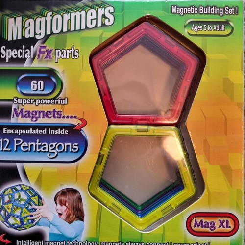 MAGFORMERS MAG XL 40 PIECE INTELLIGENT MAGNET BUILDING SYSTEM - Picture 3 of 6