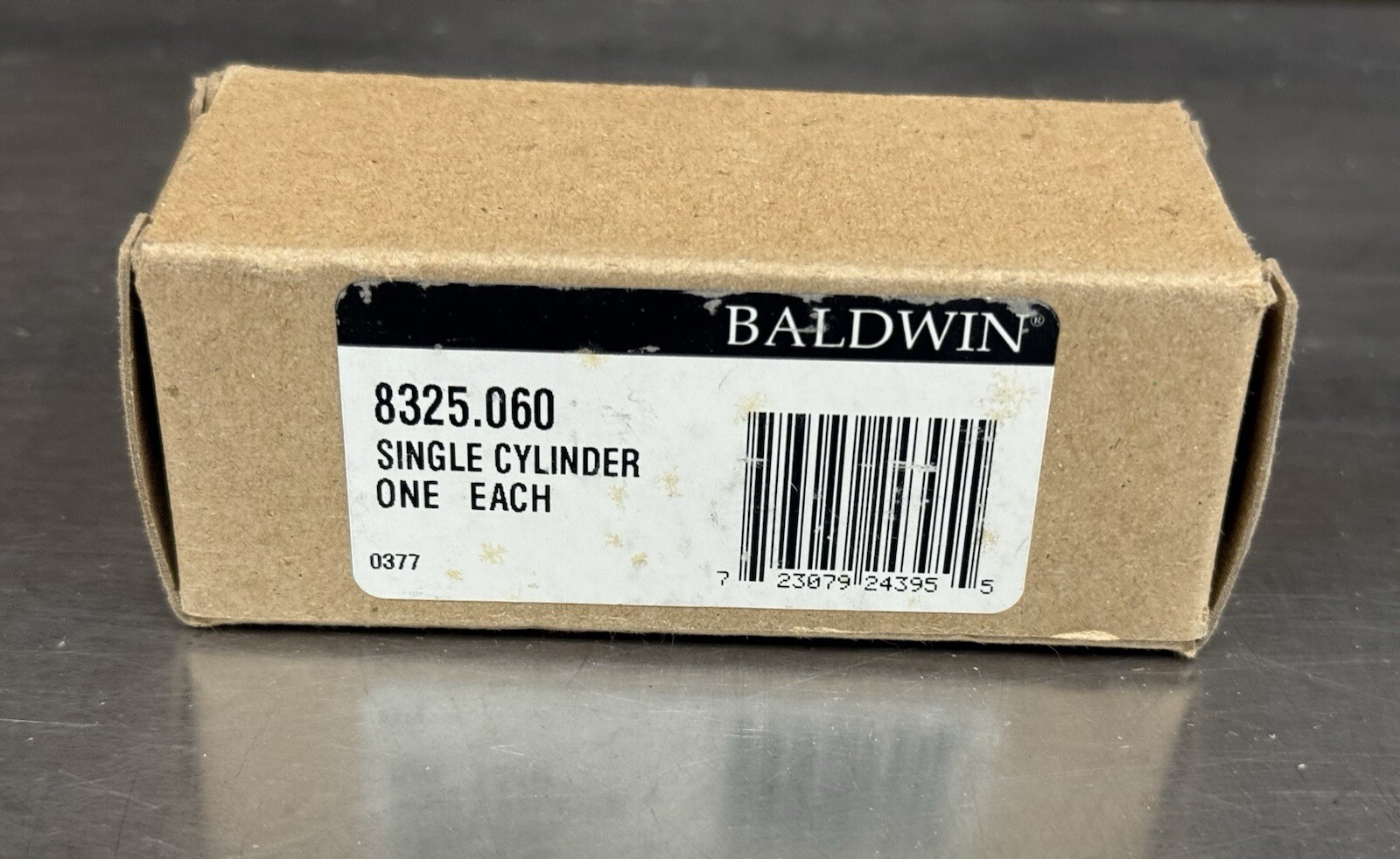 Baldwin 8325.060 1-1/2" Mortise Single Cylinder C Keyway - Satin Brass - New