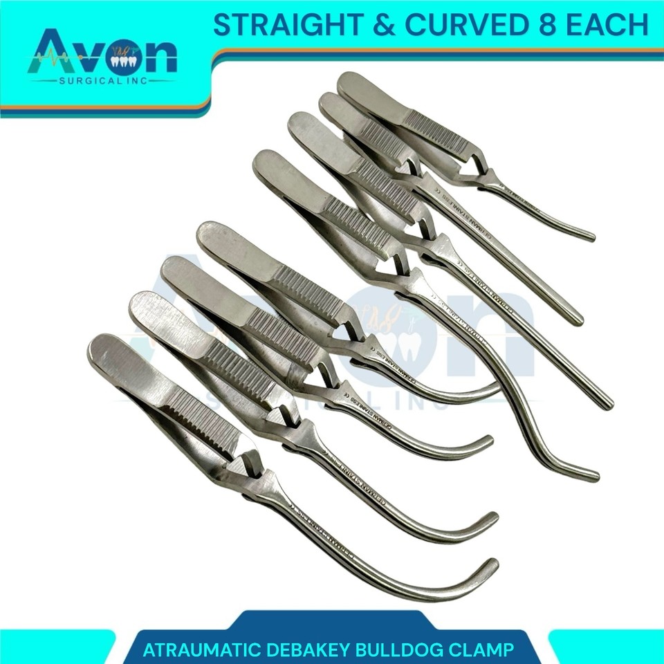 Pince Atraumatique DeBakey Bulldog 8 - CYNAMED DBK-05 - Pour Chirurgie Vasculaire Et Générale