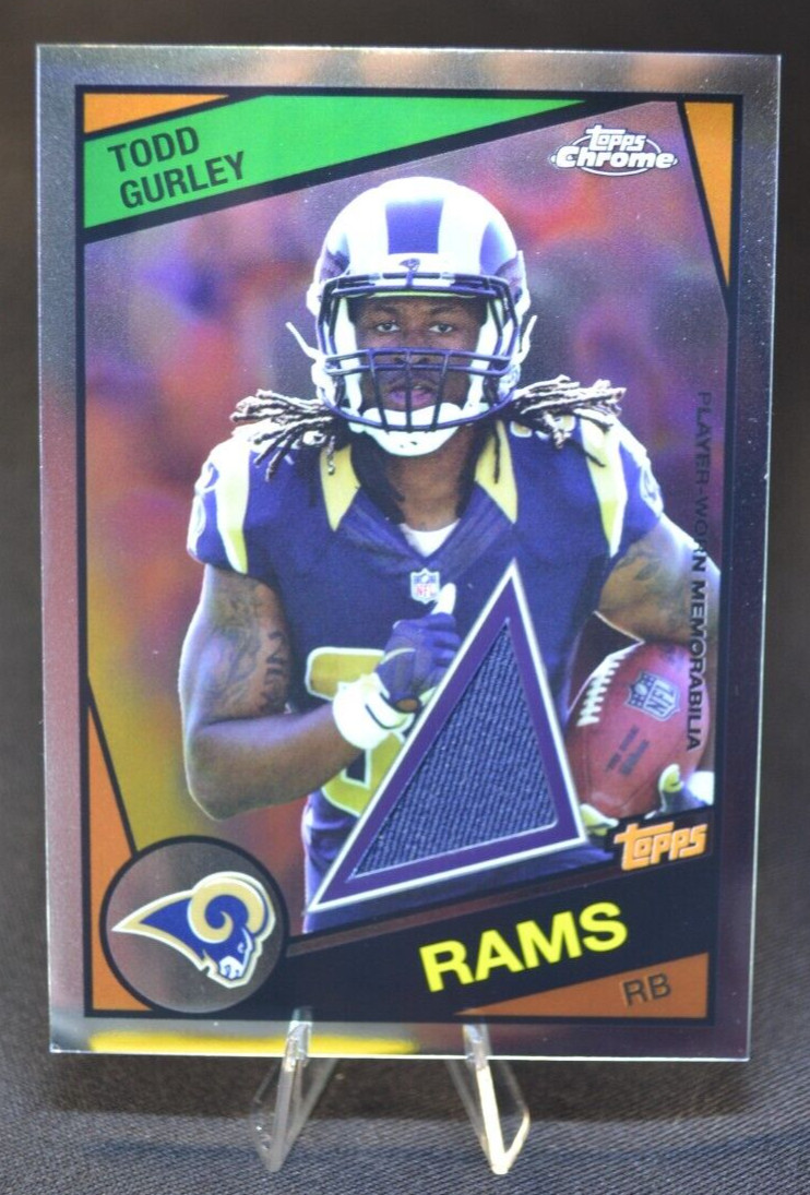2015 Topps Chrome 60th Anniversary Relics Todd Gurley #T60R-TG Rams