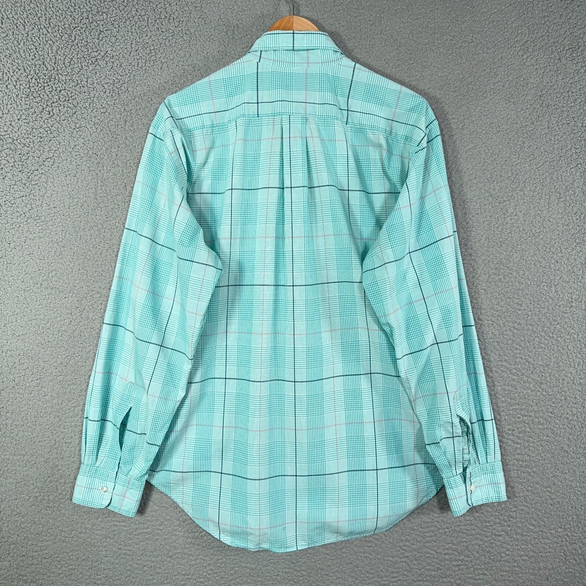 90's USA製 Brooks Brothers plaid BD shirt Vintage 90s Brooks Brothers Shirt Mens XL Teal Plaid check