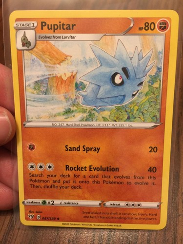 PUPITAR 2020 BASIC POKEMON CARD - DARKNESS ABLAZE - #87/189 - FREE SHIPPING! WOW - 第 1/2 張圖片