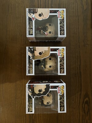 Slayer Funko Pop Rocks Lot 157 Kerry King 156 Tom Araya 155 Jeff Hanneman