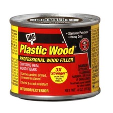 Plastic Wood 4oz Walnut Solvent Wood Fiber Filler