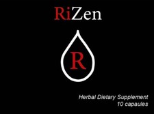 RiZen Fast Acting Male Male Performance Enhancement 10 pills box