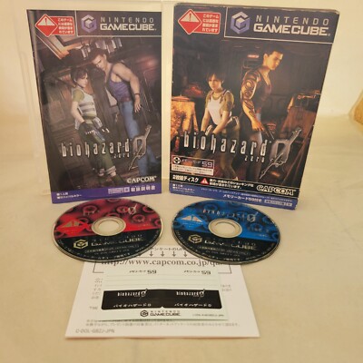 BIOHAZARD 0 ZERO Resident Evil Gamecube GC Nintendo NTSC-J 2002 DOL-GBZJ