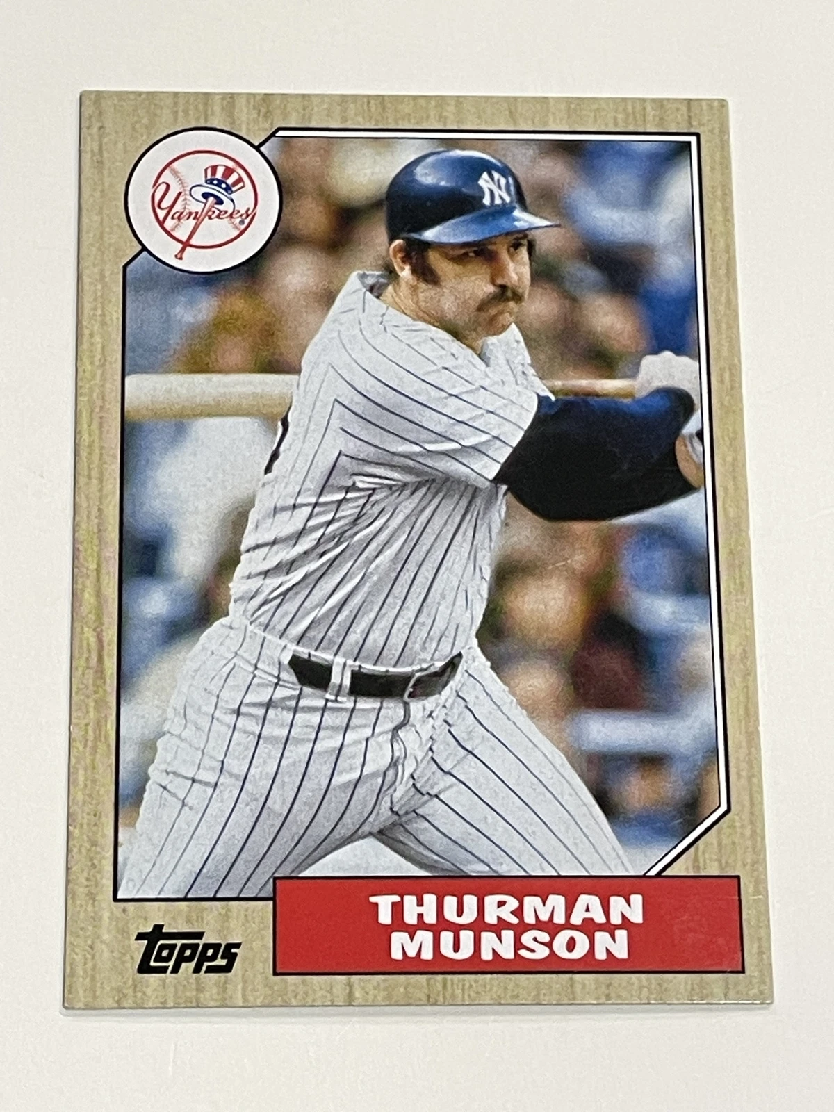 Thurman Munson trading card