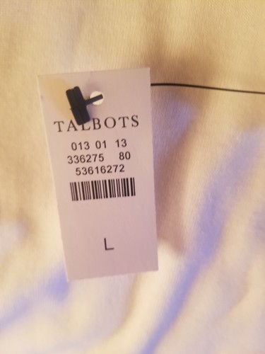 Camiseta para mujer Talbot blanca cuello redondo talla - grande - Imagen 4 de 4