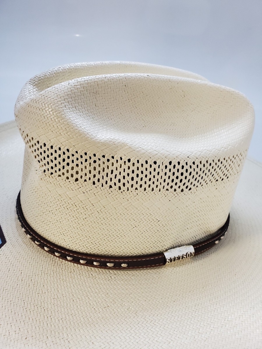 Stetson Crowley 10X Straw Cowboy Hat -SSCRLY-304281 Men's Size 6 7