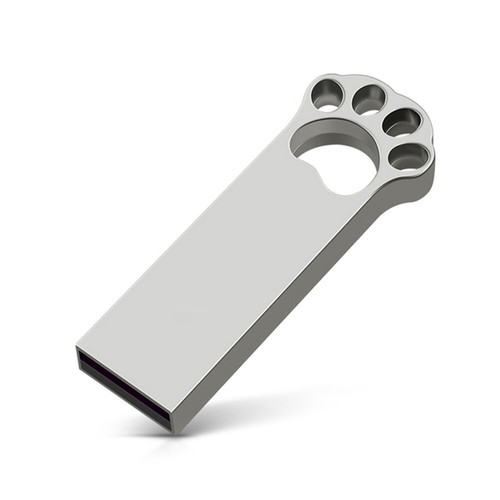 Chiavetta USB USB 2.0 Pendrive in lega di zinco Cat Paw con foro per portachiavi - Bild 16 von 24