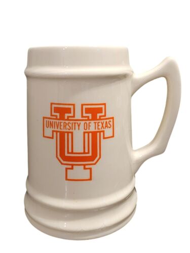 Vintage University Of Texas Mug/Cup Beer Stein Made USA Please Read Description - Picture 2 of 17