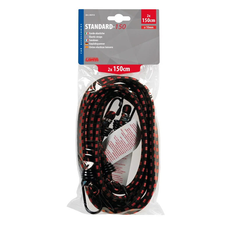 Corde Portapacchi Posteriori Per Auto - 1 Paio In Nylon Nero, Adatte Per Volkswagen Golf 6 - 2